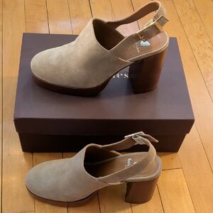 Bobbies Leather Savannah Shoes Taupe Mohair